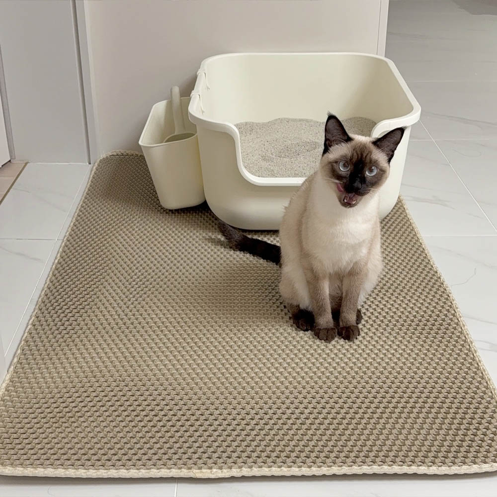 랩캣 고양이 화장실 모래 매트 발판 사막화 방지 패드