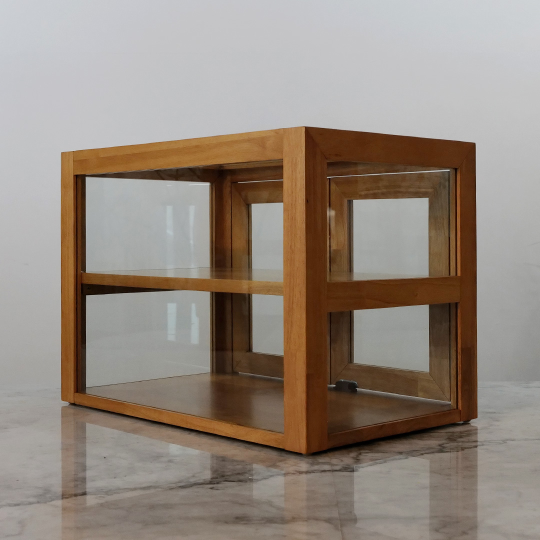 자야캠핑 오울루 베이커리 디저트 카페 1320 원목 수납장 쇼케이스 진열대 600