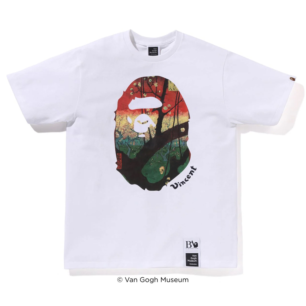 베이프 X VGM 반팔티 APE HEAD CANVAS ART TEE 1L23-110-909 - 상세 이미지 5