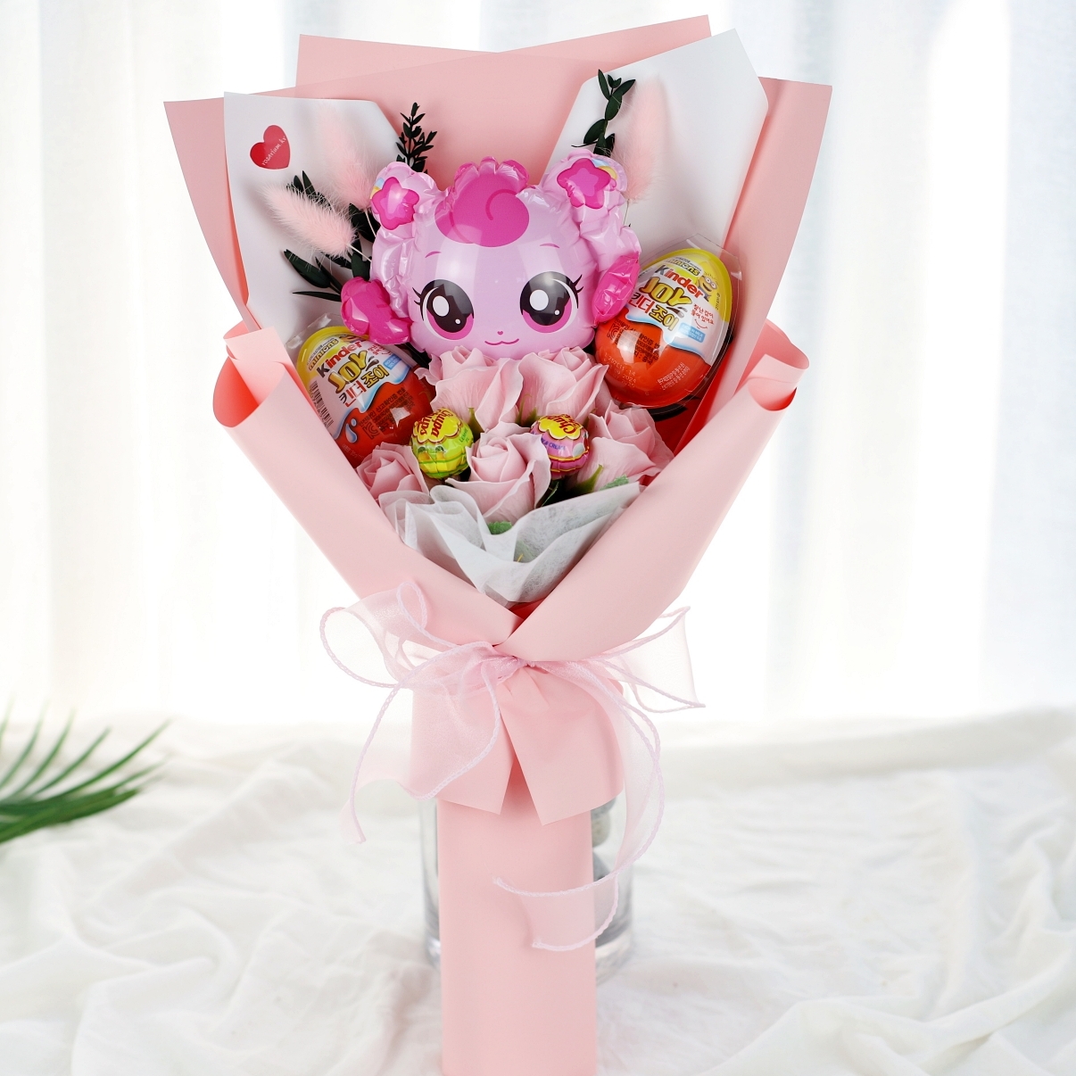 티니핑 킨더조이 꽃다발 사탕 졸업식 유치원 학예회 재롱잔치 하츄핑 여아 이미지 6