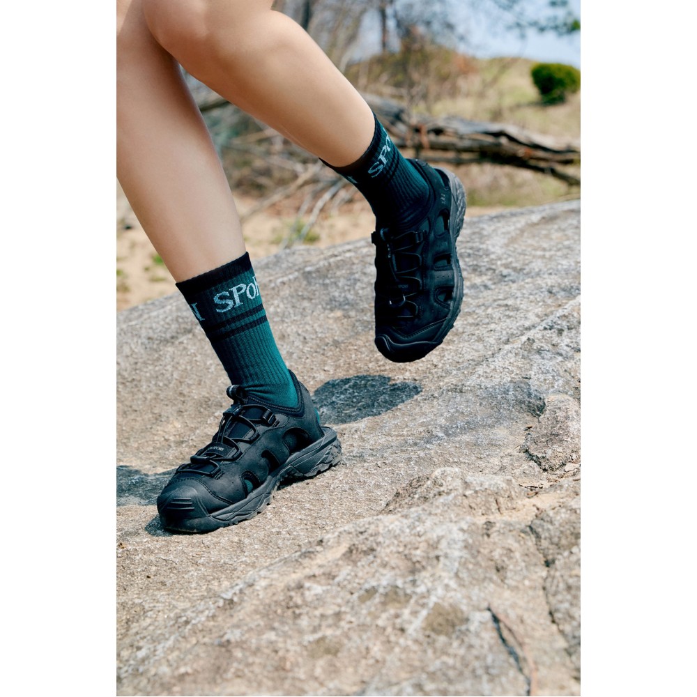 [코오롱스포츠] 남녀공용 샌들 크리프터 FE2AX25420BLK