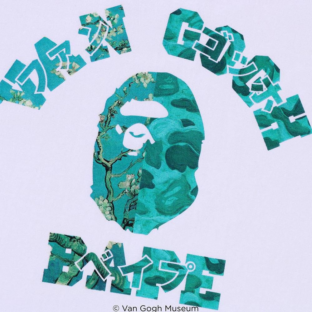 베이프 X VGM 반팔티 COLLEGE TEE 1L23-110-910