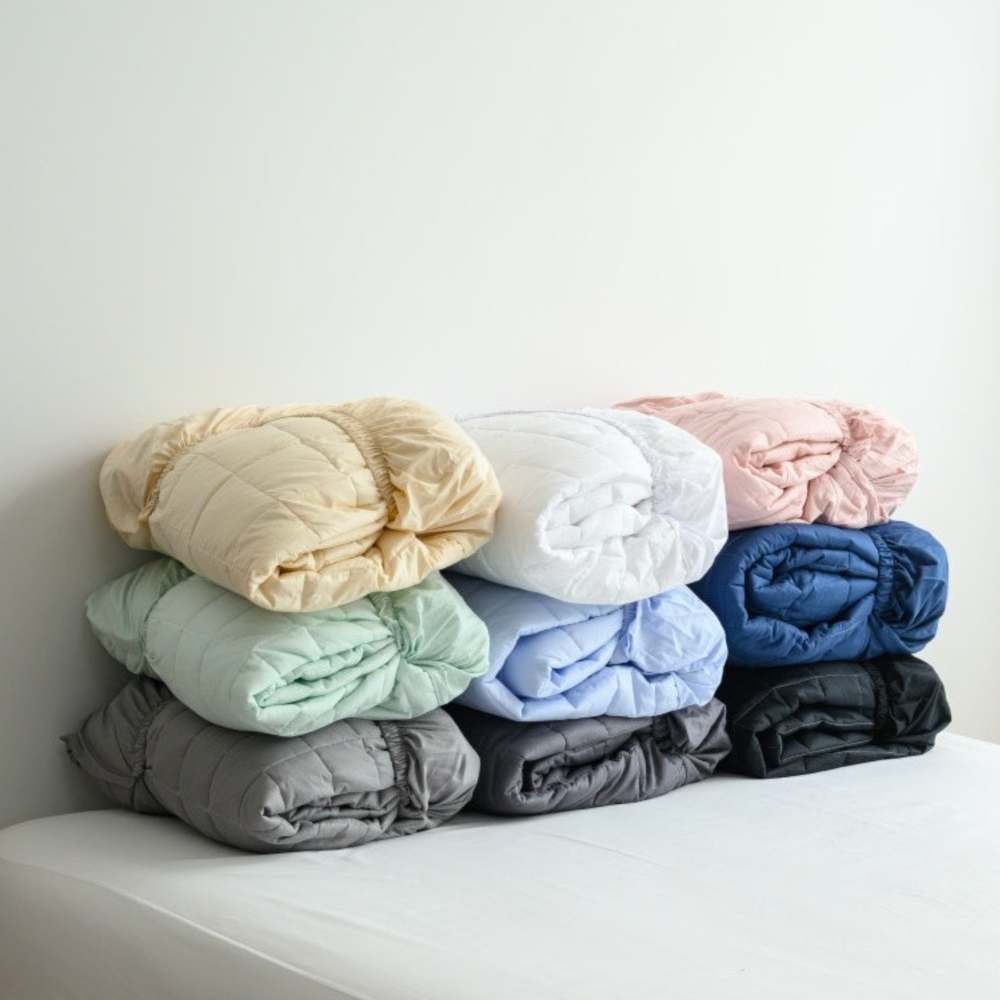 라포니 국산 순면 누빔 침대 매트리스 밴딩 커버 9컬러 5사이즈