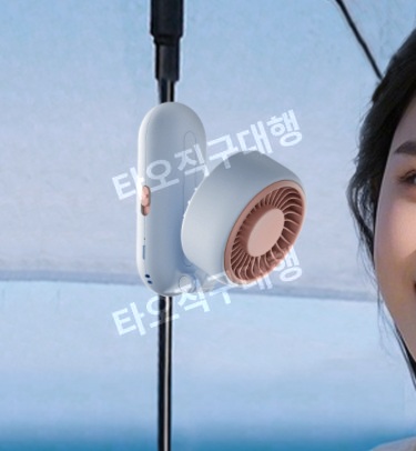 양산선풍기 부착형 접이식 휴대용 장마철 손선풍기 다용도 클립 여름 우산 미니 - 상품 이미지
