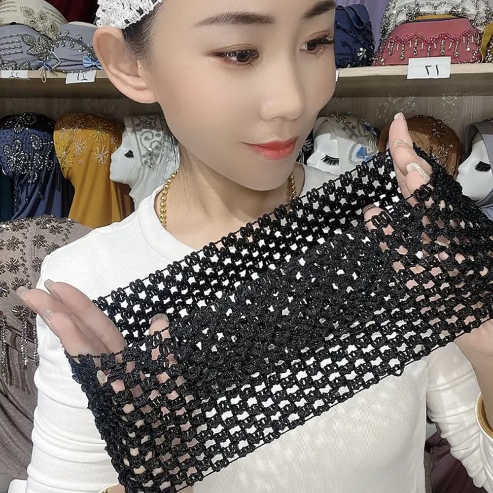 통풍 세안 밴드 세수 머리띠 샤워 헤어밴드 넓은 와이드 세수 여름 망사 - 상세 이미지 3