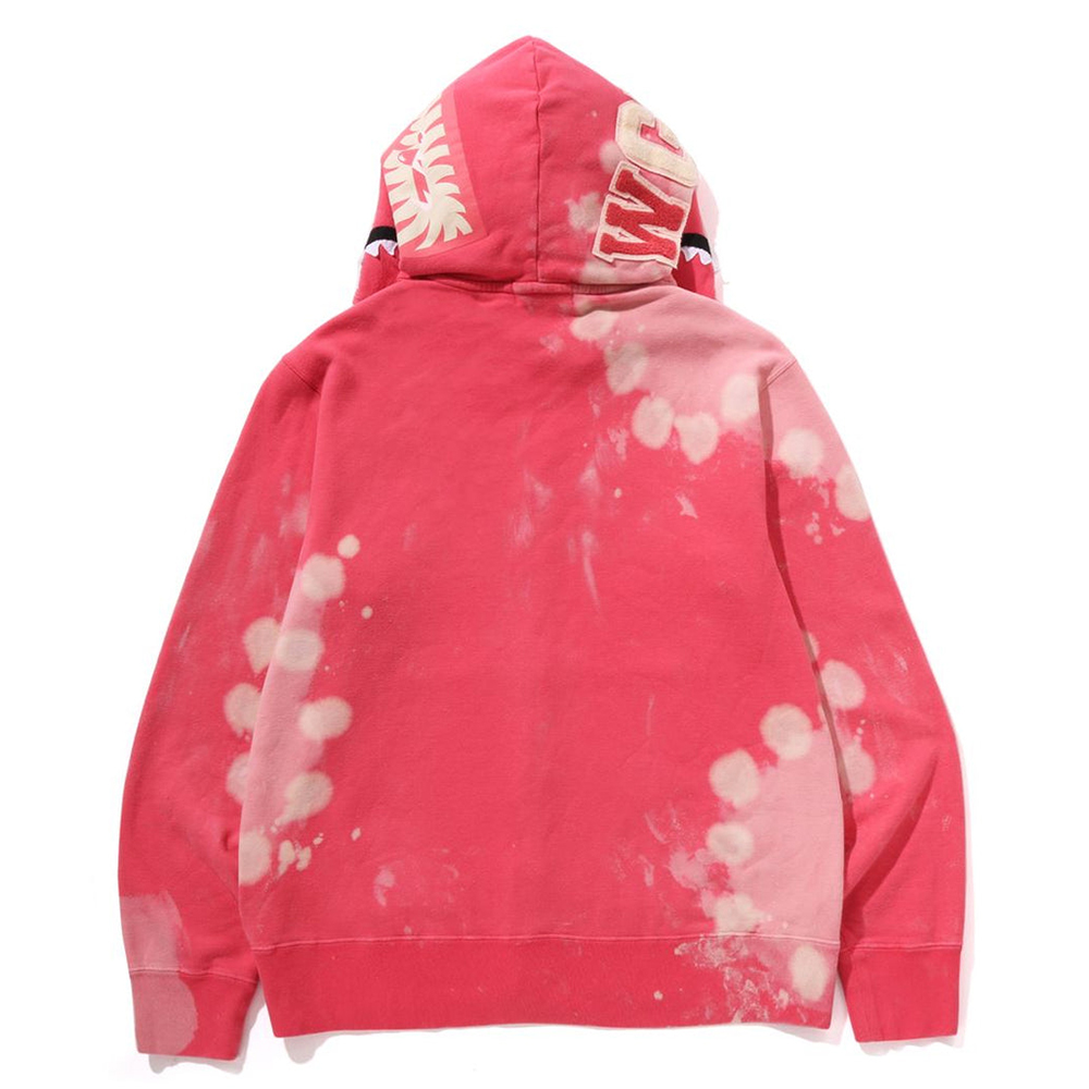 베이프 후드집업 HAND DYE SHARK FULL ZIP HOODIE 1L30-115-002 - 상세 이미지 4