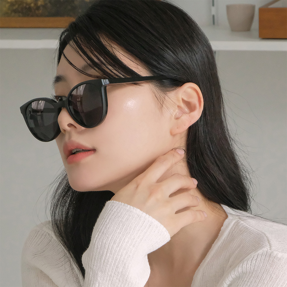 [파우치포함] 자석 탈부착 컬러 선글라스 뿔테안경 - 상세 이미지 5