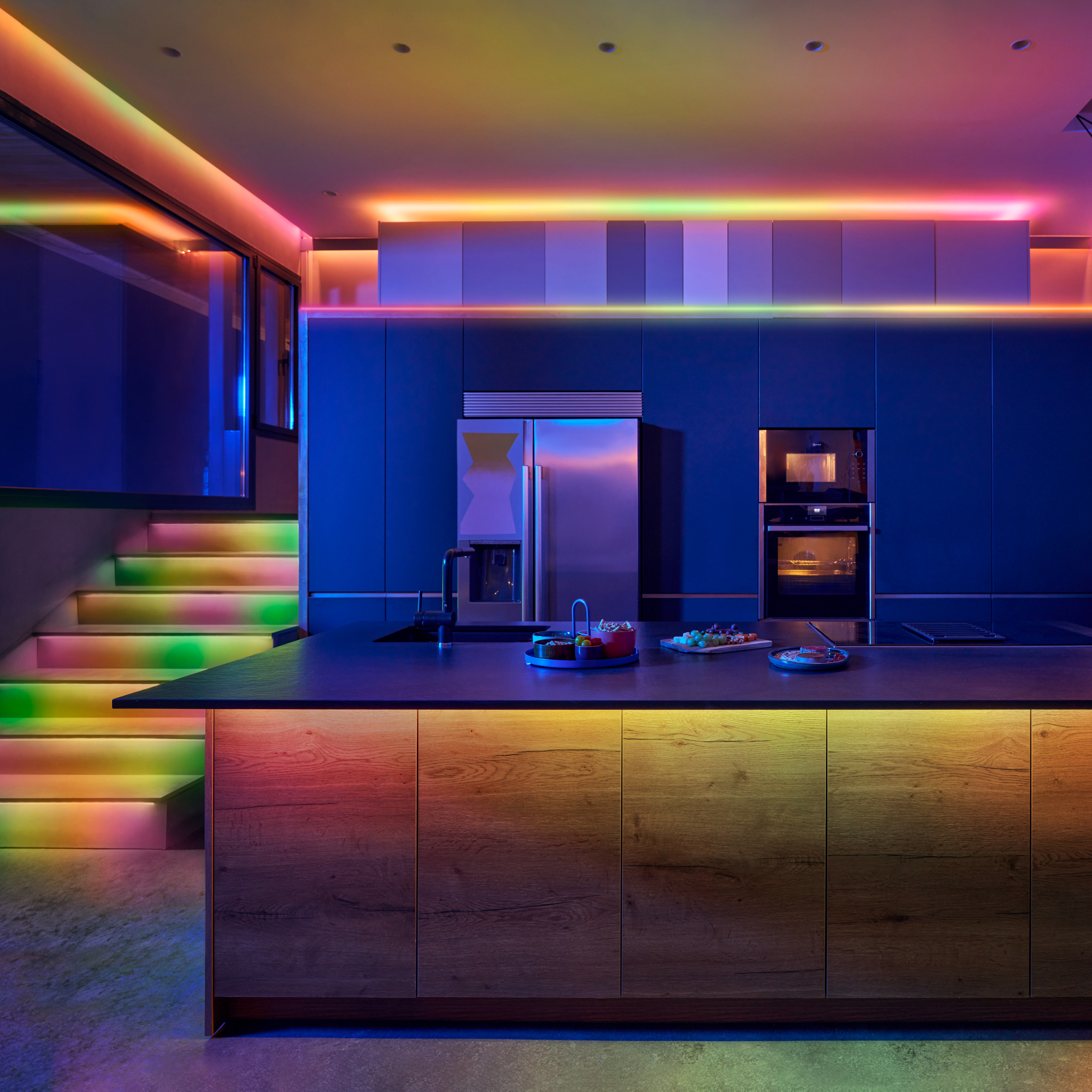 필립스 위즈 멀티 컬러 LED 스트립 라이트 붙이는 줄조명 간접조명 5M 1팩 x RGBIC