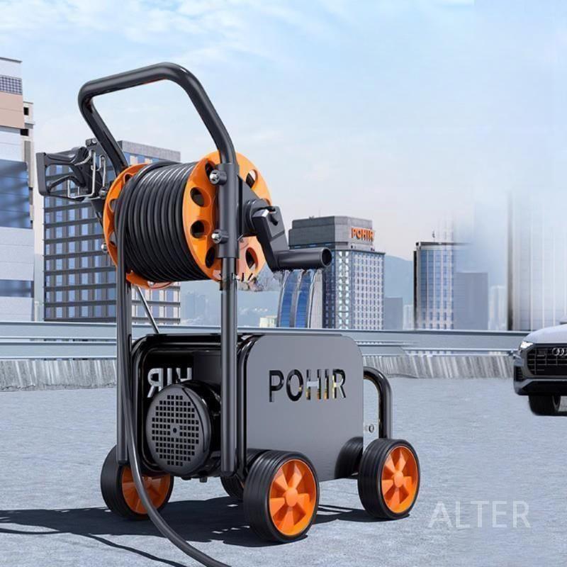 고압 세척기 세차건 전기 모터 캠핑 세차기 K10 상용롤러+23m 호스(2200W) - 상세 이미지 3