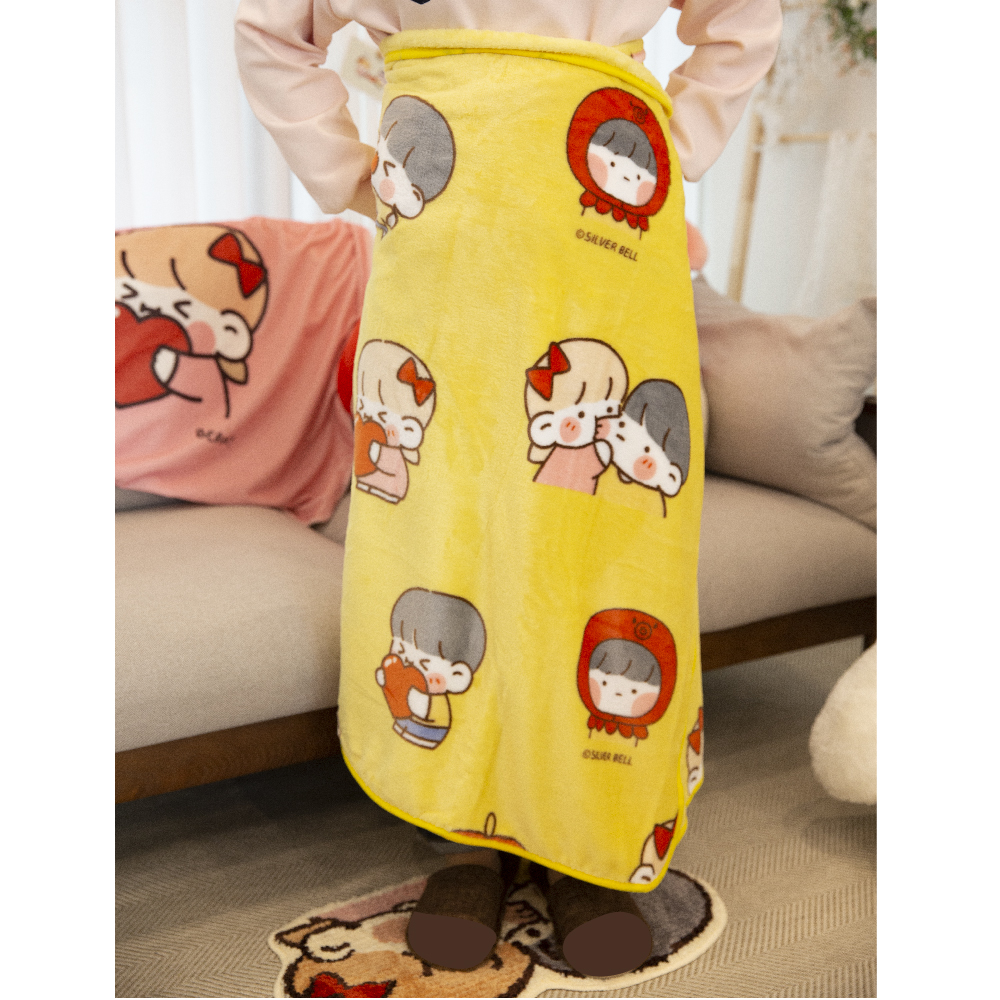 쟈근콩 짱큰콩 밍크담요