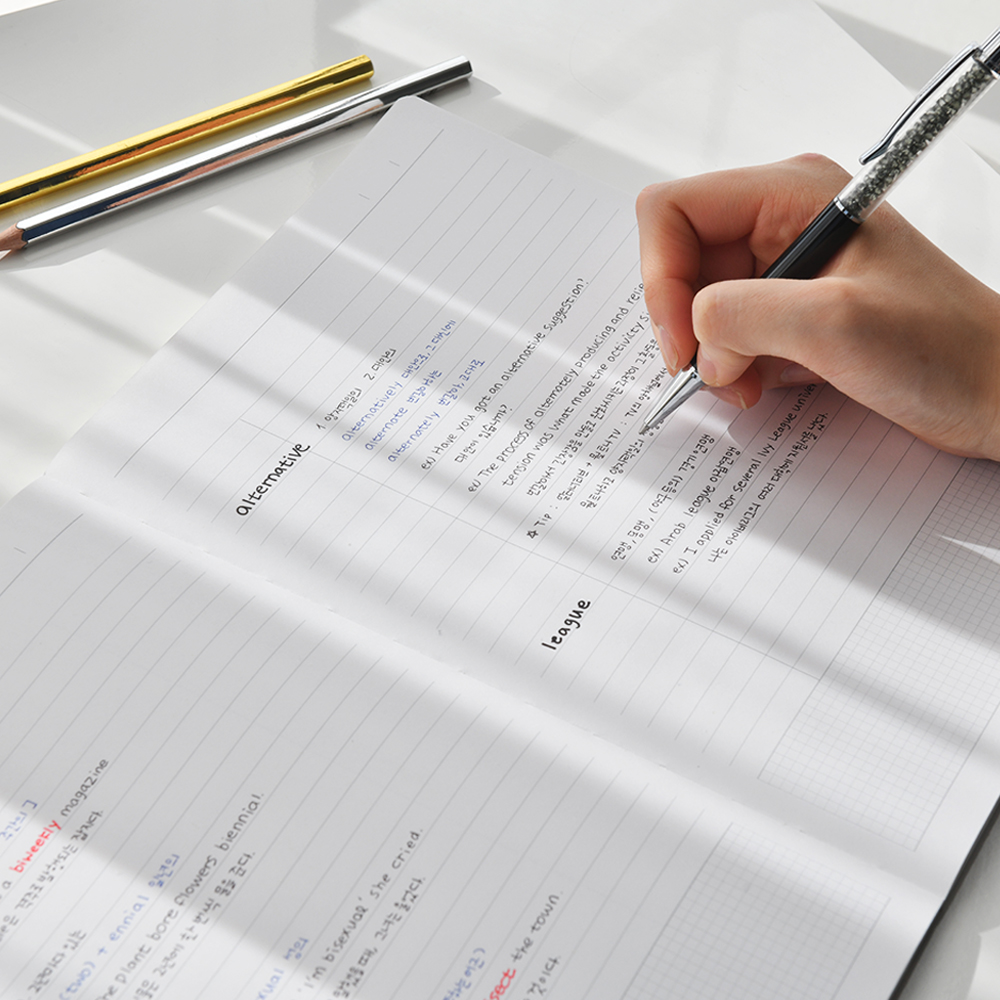 뮤니드 It handy B5 컬러 7.5mm 코넬 라인 노트 이미지 2