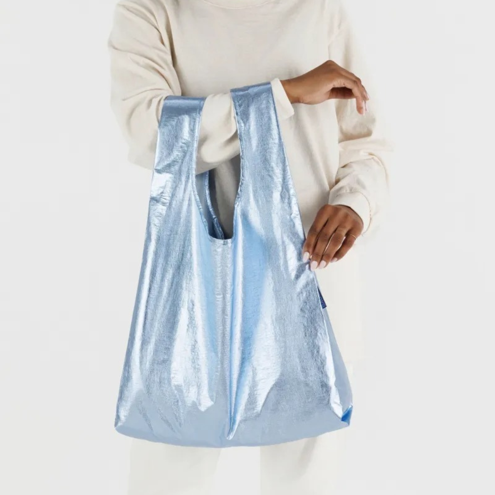 바쿠 숄더백 STANDARD BAGGU 메탈릭 라이트블루 4582698812791 - 상세 이미지 2