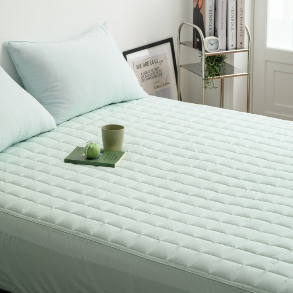 라포니 국산 순면 누빔 침대 매트리스 밴딩 커버 9컬러 5사이즈