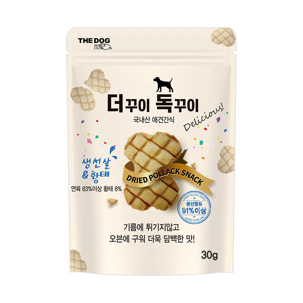 더독 더꾸이 독꾸이 황태, 30g, 1개 - 상품 이미지
