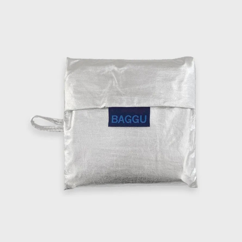 바쿠 숄더백 STANDARD BAGGU 메탈릭실버 4580676199117 - 상세 이미지 4