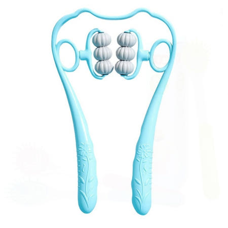 목 마사지 롤러 승모근 어깨 지압 휴대용 안마기 근육 뭉침