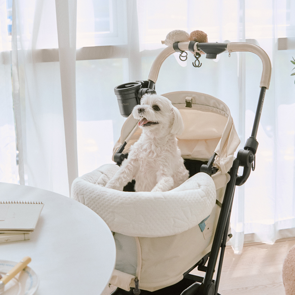 여름 강아지 유모차가드 쿠션 개모차 컴포티 턱받침 범퍼가드 히말라야 말랑 퍼피, One size