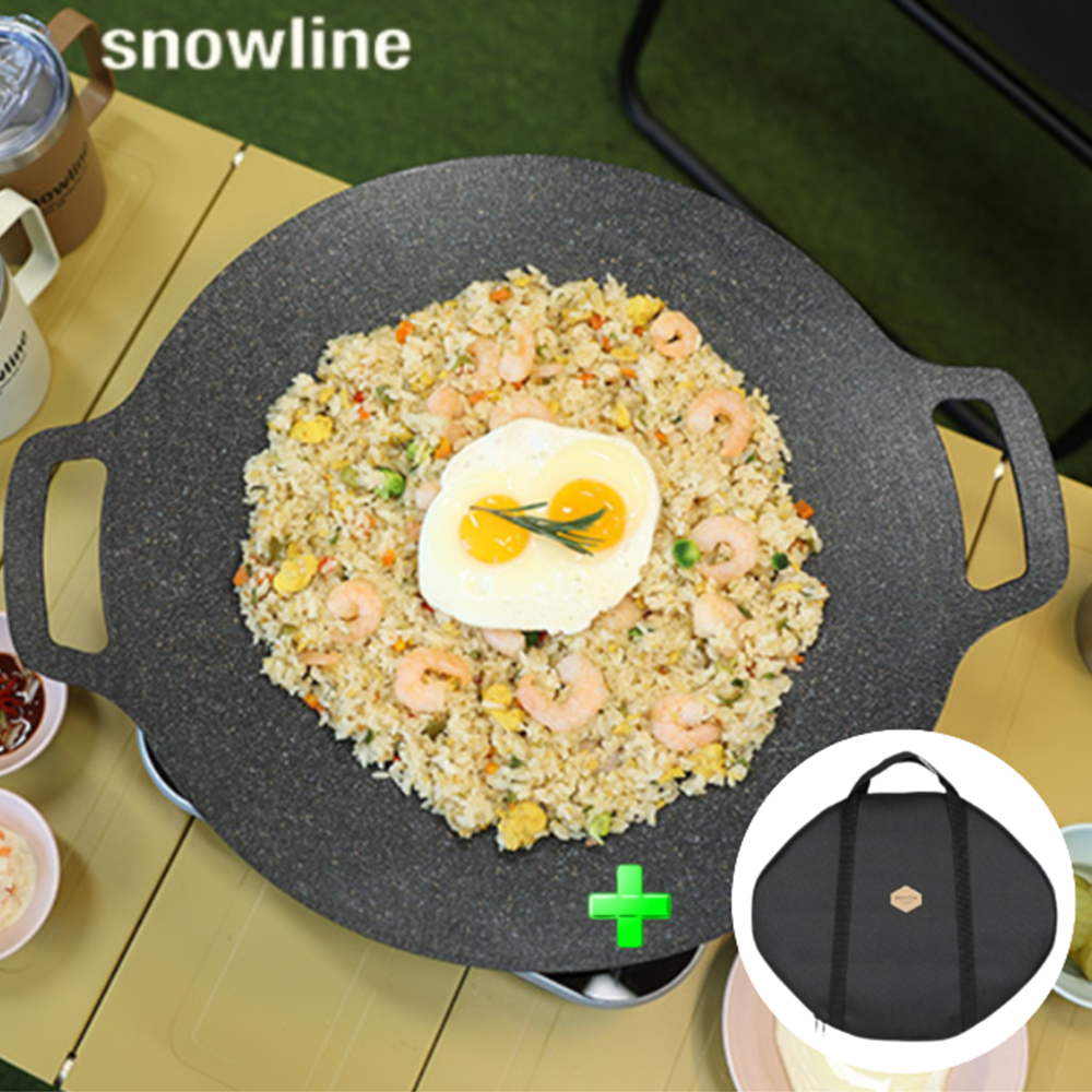 스노우라인 그리들 케이스 세트 40cm 솥뚜껑 불판 인덕션호환