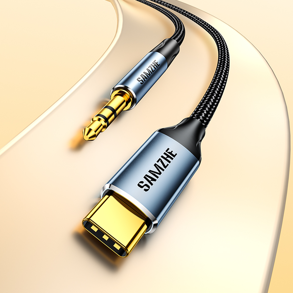 삼지 하이파이 DAC C타입 to 3.5mm 오디오 AUX 케이블 JL10 - 상세 이미지 4