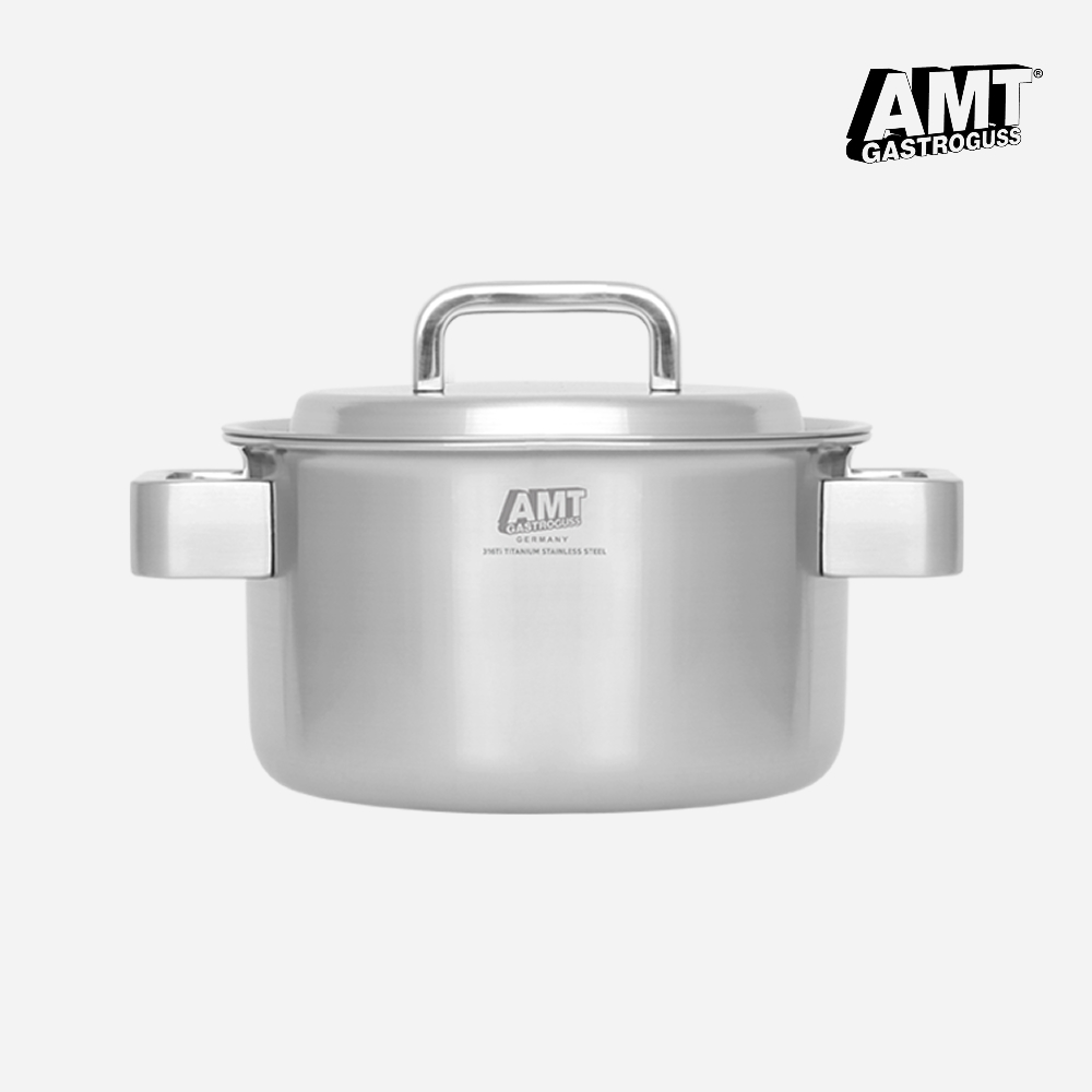 AMT 프로 냄비 4종 세트(16cm,20cm,24cm양수냄비, 파티웍28cm)+사은품 큐네이처 크림세정제 - 상세 이미지 3