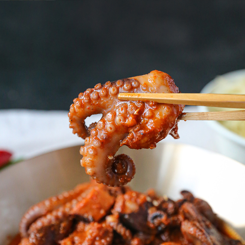 [1+1] 맛있게 매콤한 양념쭈꾸미 쭈꾸미볶음 주꾸미볶음 쭈꾸미밀키트 캠핑 음식 집들이 - 상세 이미지 3
