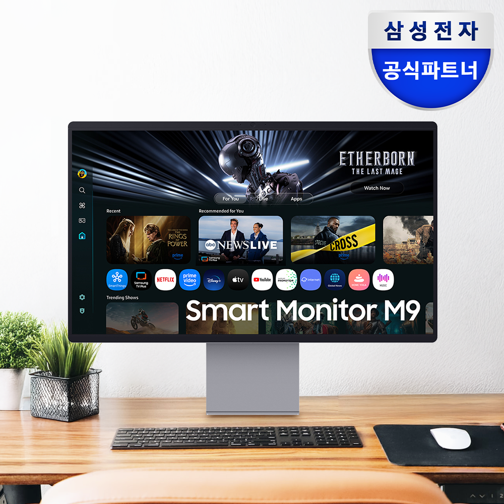 [혜택가 173만] 삼성전자 스마트모니터 OLED M9 LS32FM900  80cm(32인치) UHD 4K 165Hz