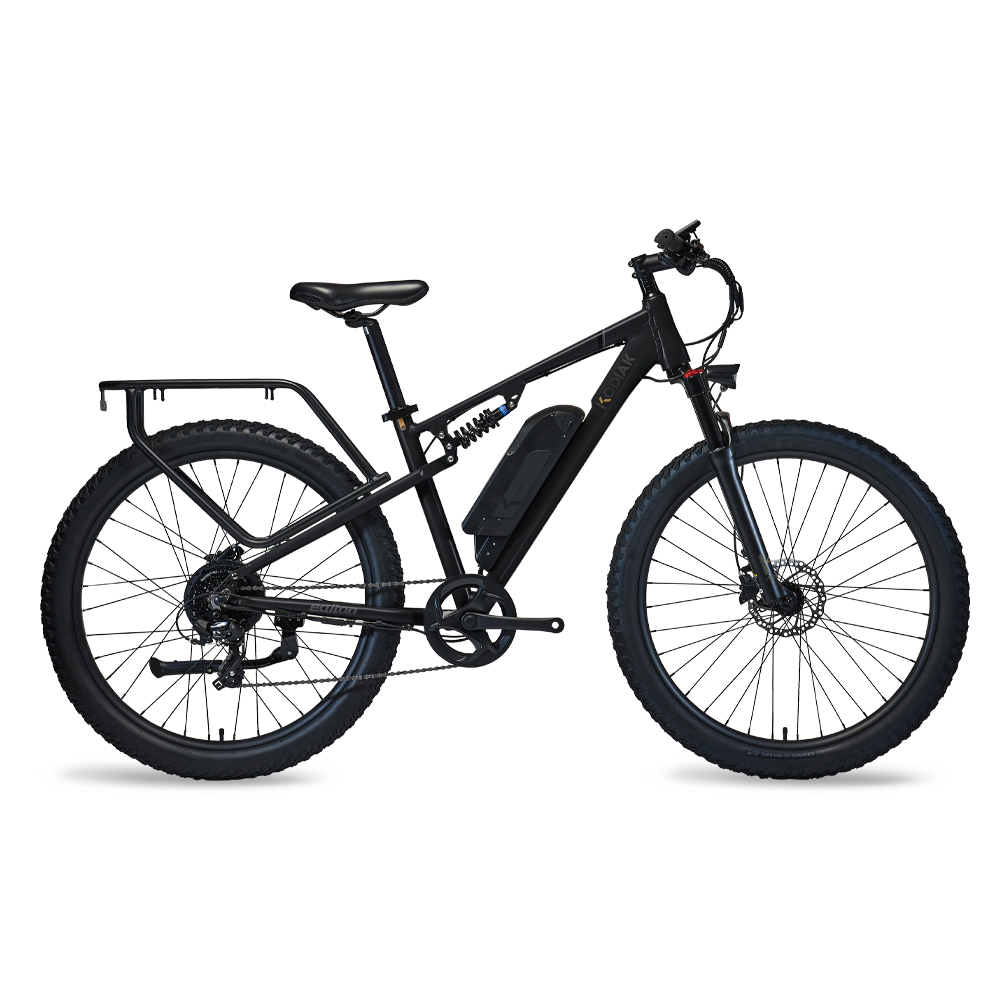 2024 알톤 코디악 27.5FS 8단 500W 13.4Ah PAS 스로틀 매트블랙 전기 전동 자전거