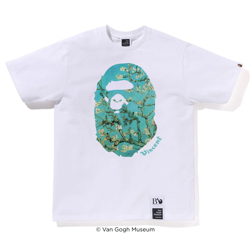 베이프 X VGM 반팔티 APE HEAD CANVAS ART TEE 1L23-110-909 - 상세 이미지 4