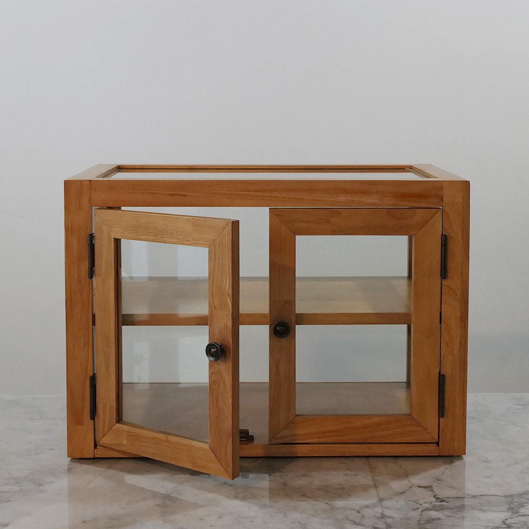 자야캠핑 오울루 베이커리 디저트 카페 1320 원목 수납장 쇼케이스 진열대 600