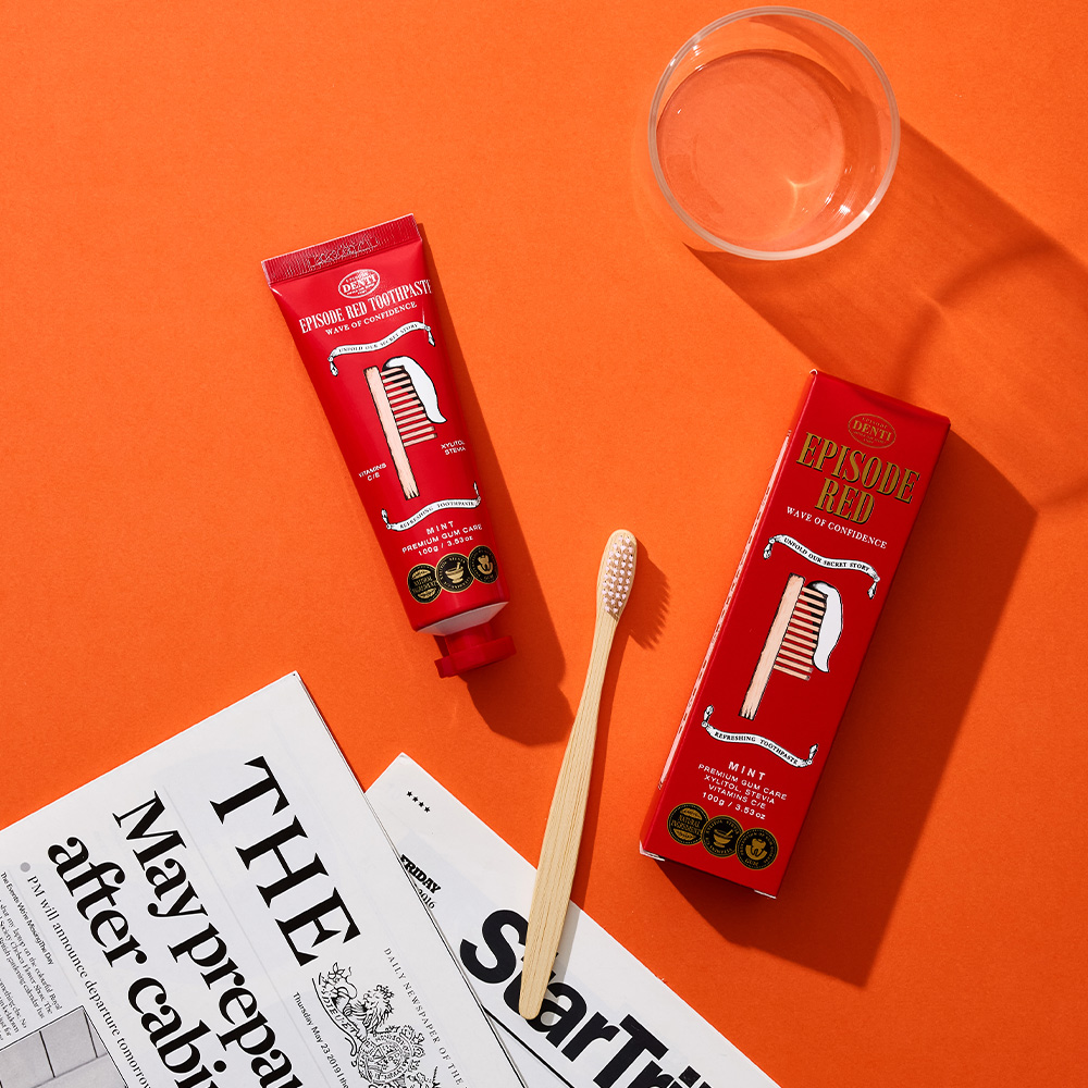 덴티에피소드 레드 천연성분 잇몸치약 100g, 10개 - 상세 이미지 2