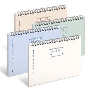 [SET] 뮤니드 스프링 가로 상철 3분할 3mm 그리드 노트 4종 세트 실사용 후기 | 효과 있을까? - 상품 이미지 3