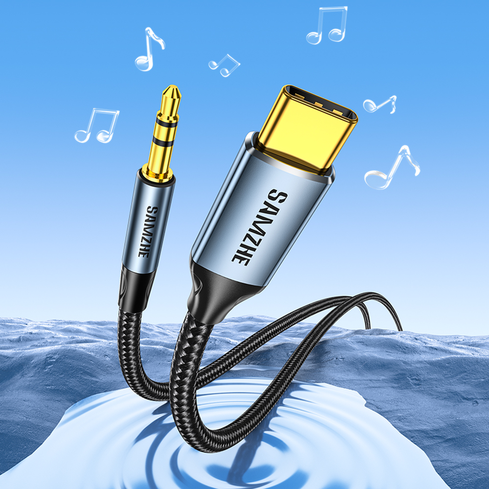 삼지 하이파이 DAC C타입 to 3.5mm 오디오 AUX 케이블 JL10 - 상세 이미지 2