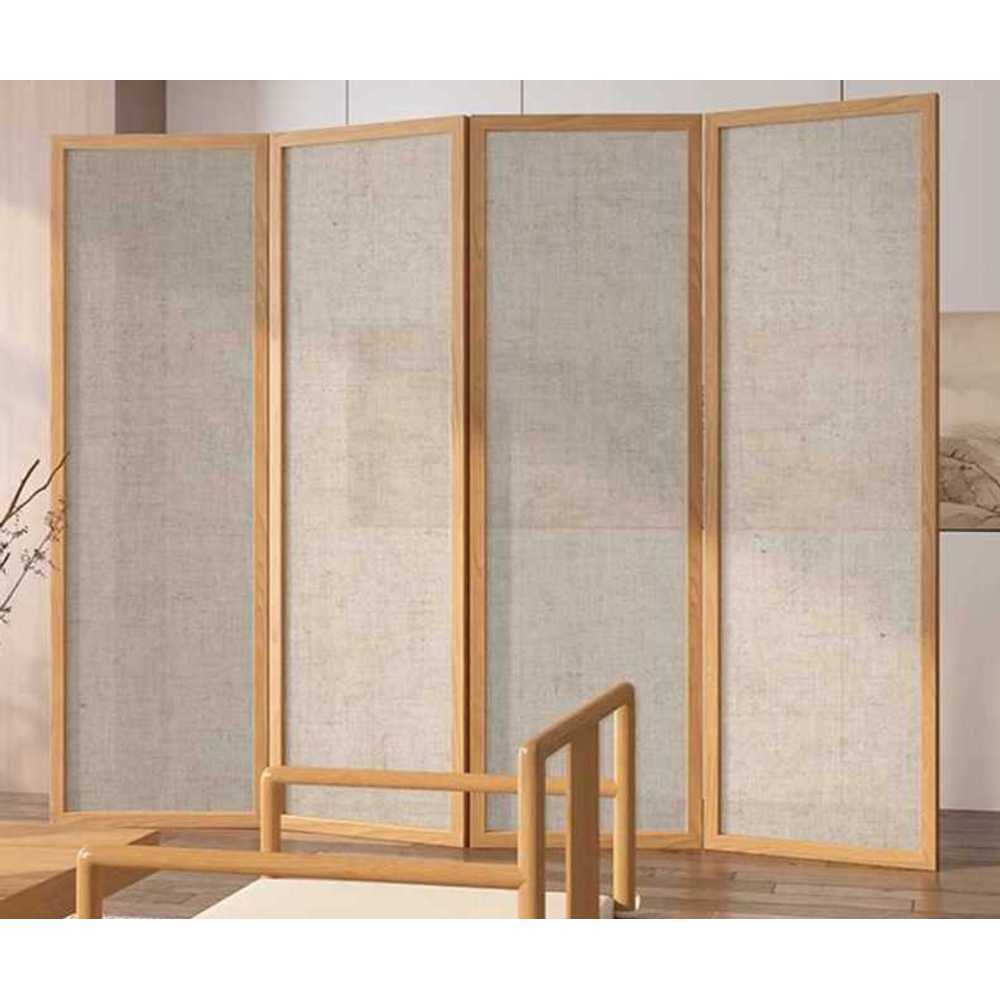 접이식 원목 파티션 공간 분리 인테리어 가벽 병풍 45x180x4단 - 상품 이미지