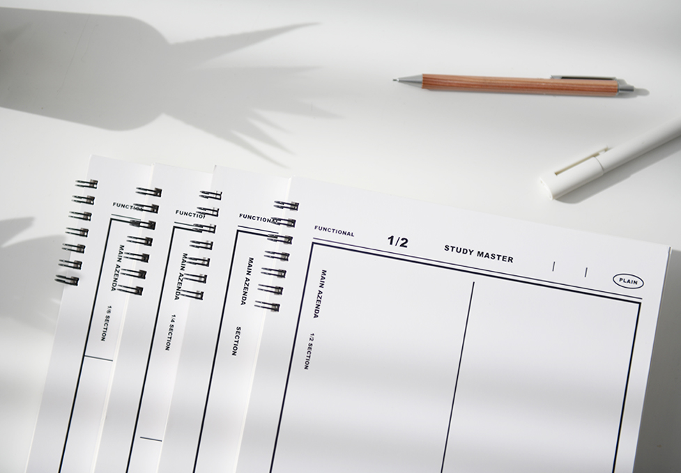 [SET] 뮤니드 스프링 좌철 다분할 노트 무지 4권 세트 이미지 3