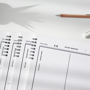 [SET] 뮤니드 스프링 좌철 다분할 노트 무지 4권 세트 실사용 후기 | 효과 있을까? - 상품 이미지 3