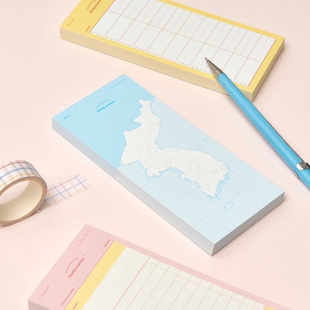 뮤니드 한반도지도 핸디 메모패드 - 상세 이미지 3