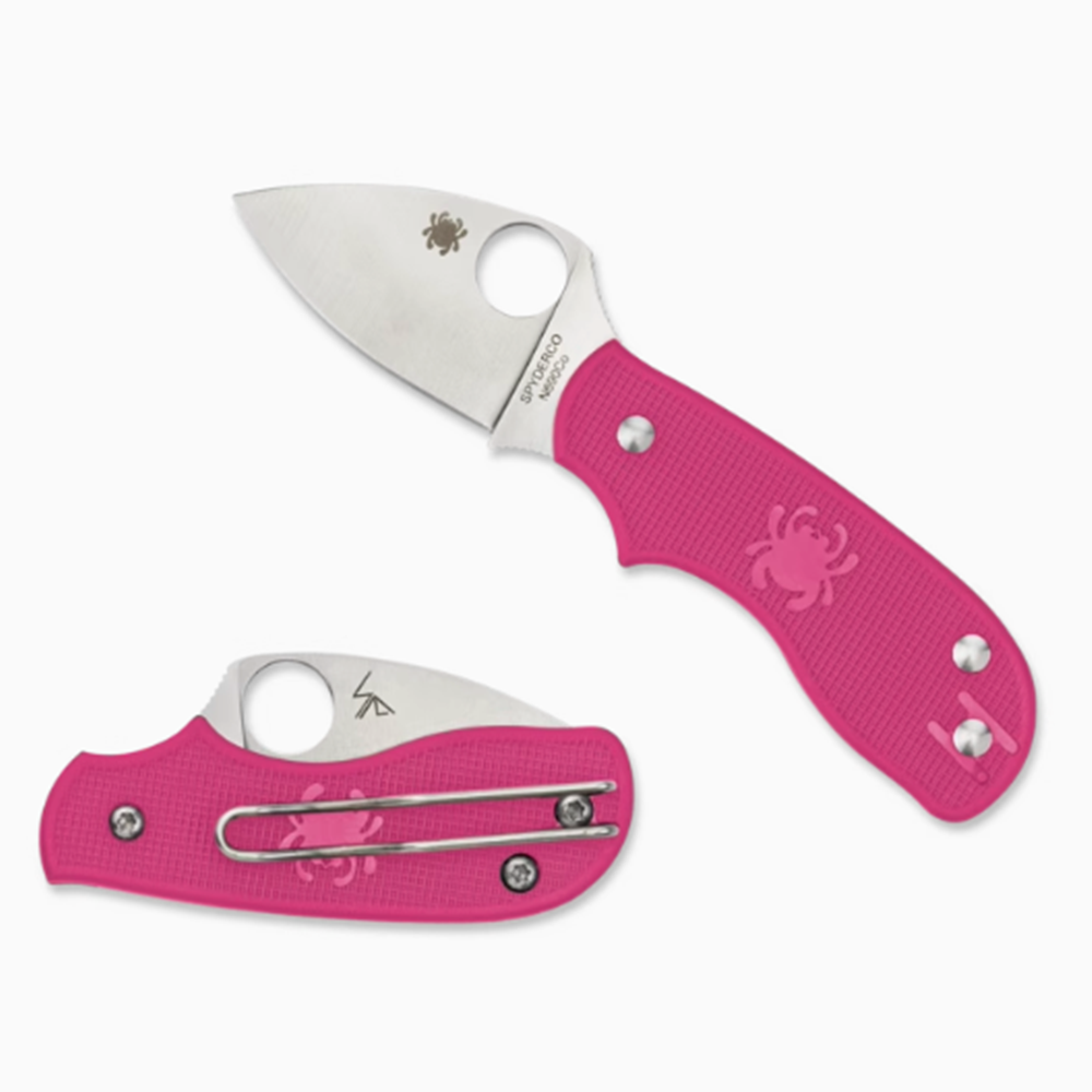 Spyderco 스파이더코 시카고 C130GP 밸류 캠핑칼 핑크 - 메인 이미지