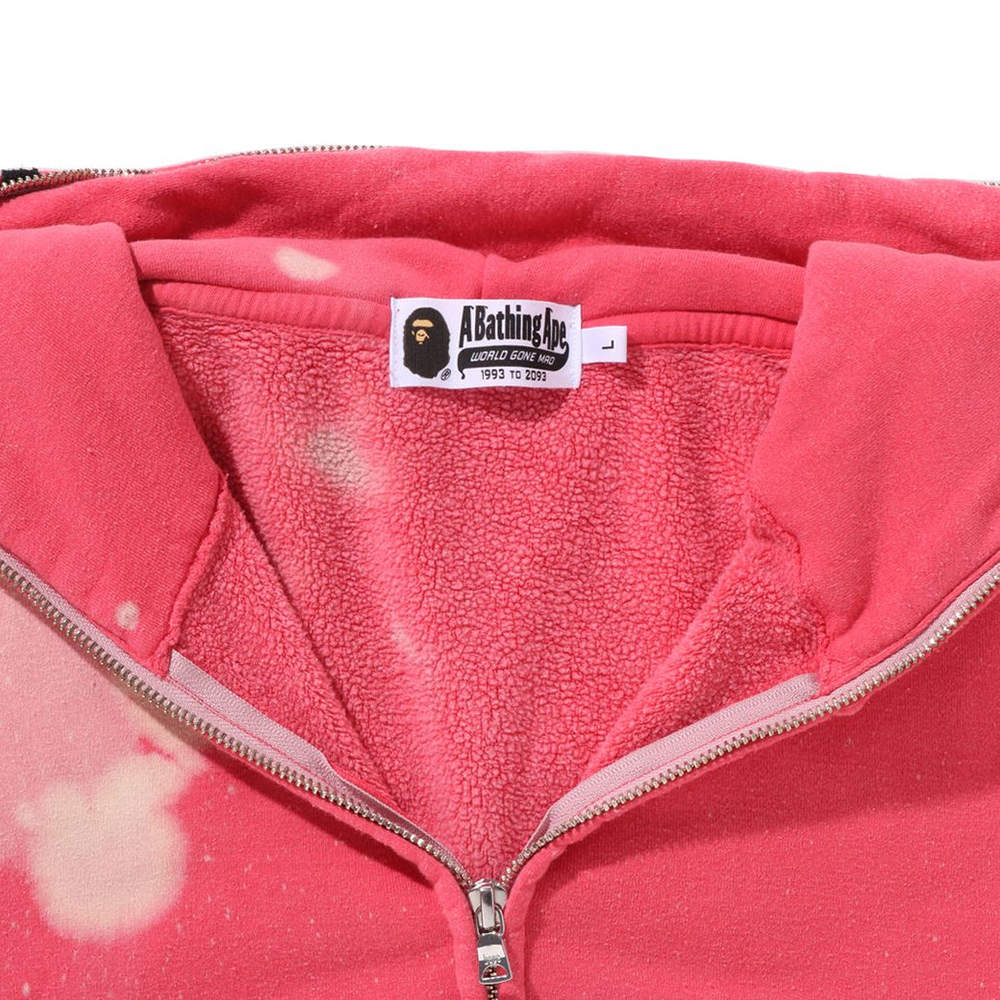 베이프 후드집업 HAND DYE SHARK FULL ZIP HOODIE 1L30-115-002 이미지 7