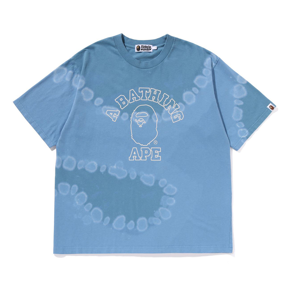 베이프 반팔티 HAND DYE COLLEGE RELAXED FIT TEE 1L30-109-015 - 상세 이미지 2