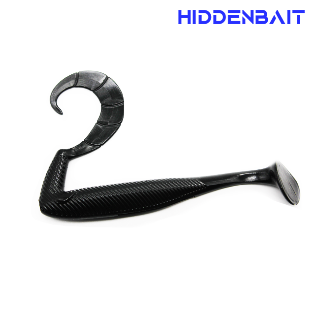 히든베이트 스카티 쉐드웜 배스낚시 배스웜 소프트베이트 H007 PUMPKIN RED, 10cm(4인치) - 상세 이미지 2