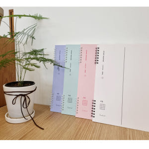 [SET] 뮤니드 스프링 좌철 2분할 5mm 그리드 노트 4권 세트 실사용 후기 | 효과 있을까? - 상품 이미지 4