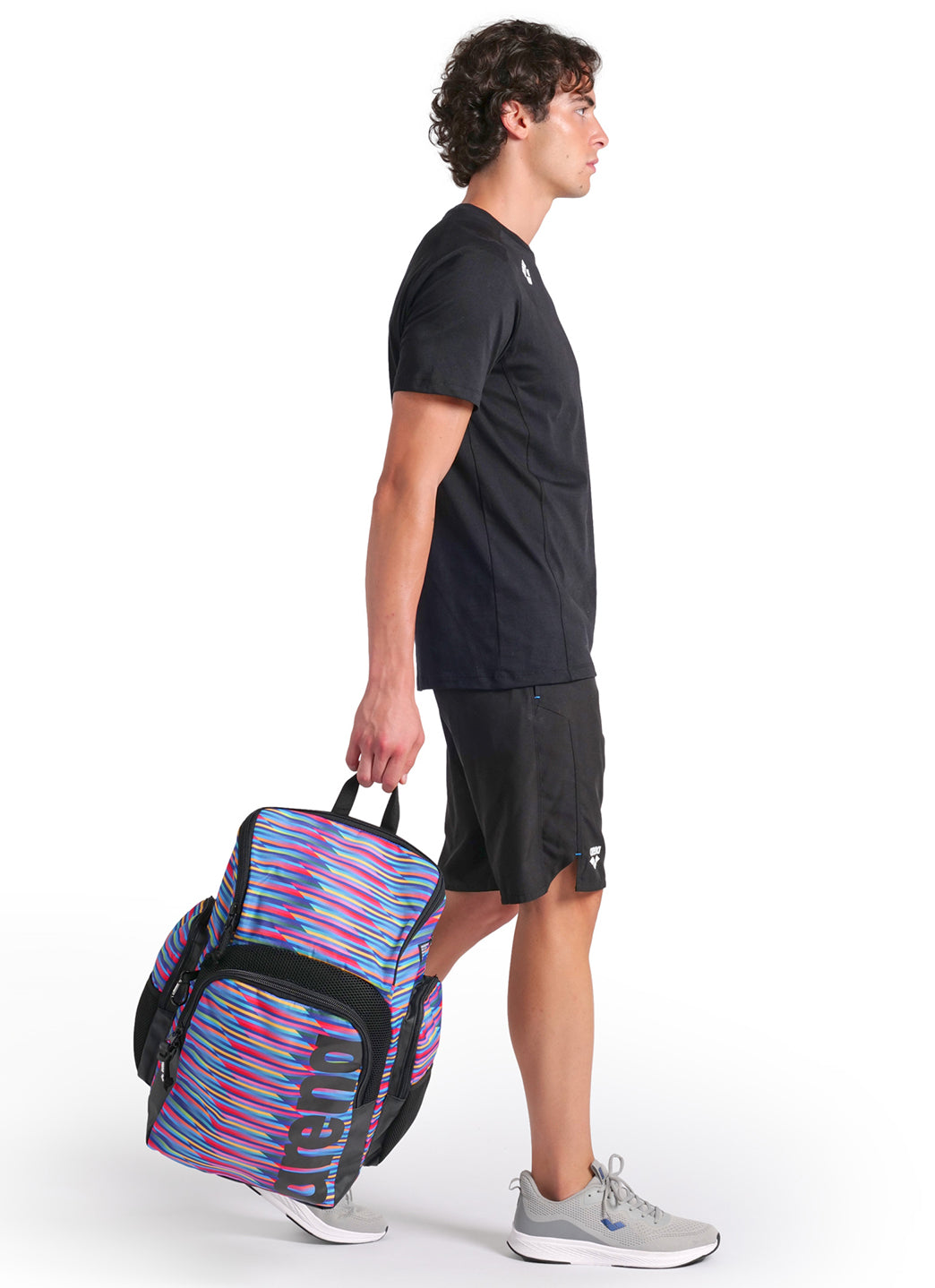 아레나 스피키 III 35L 올오버 수영 백팩 Racing Stripes 이미지 6