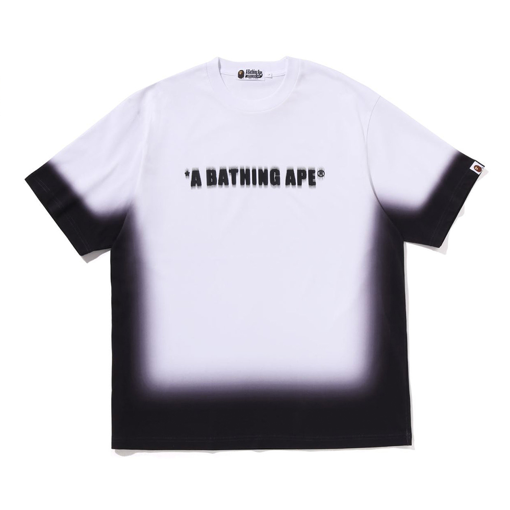 베이프 반팔티 SPRAY PRINT BATHING APE LOGO RELAXED FIT TEE 1L30-109-347 - 메인 이미지