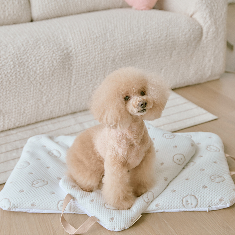 냉감 강아지 유모차 켄넬 방석 여름 개모차 라이너 듀라론 히말라야 솜세트 퍼피, M