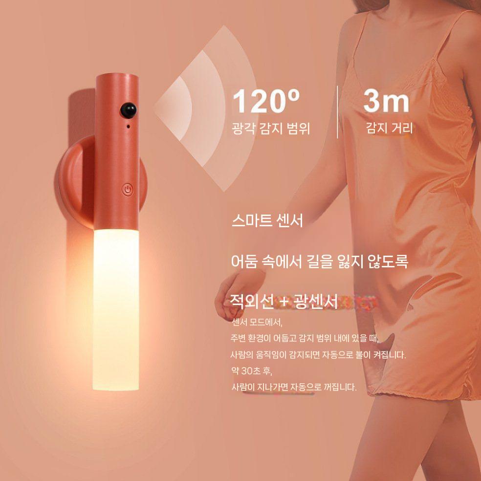 GOOD 인체 감지 무드등 벽걸이 조명 야간등 인테리어조명 침실 실내벽등 포인트조명 녹색 녹색 - 상세 이미지 3