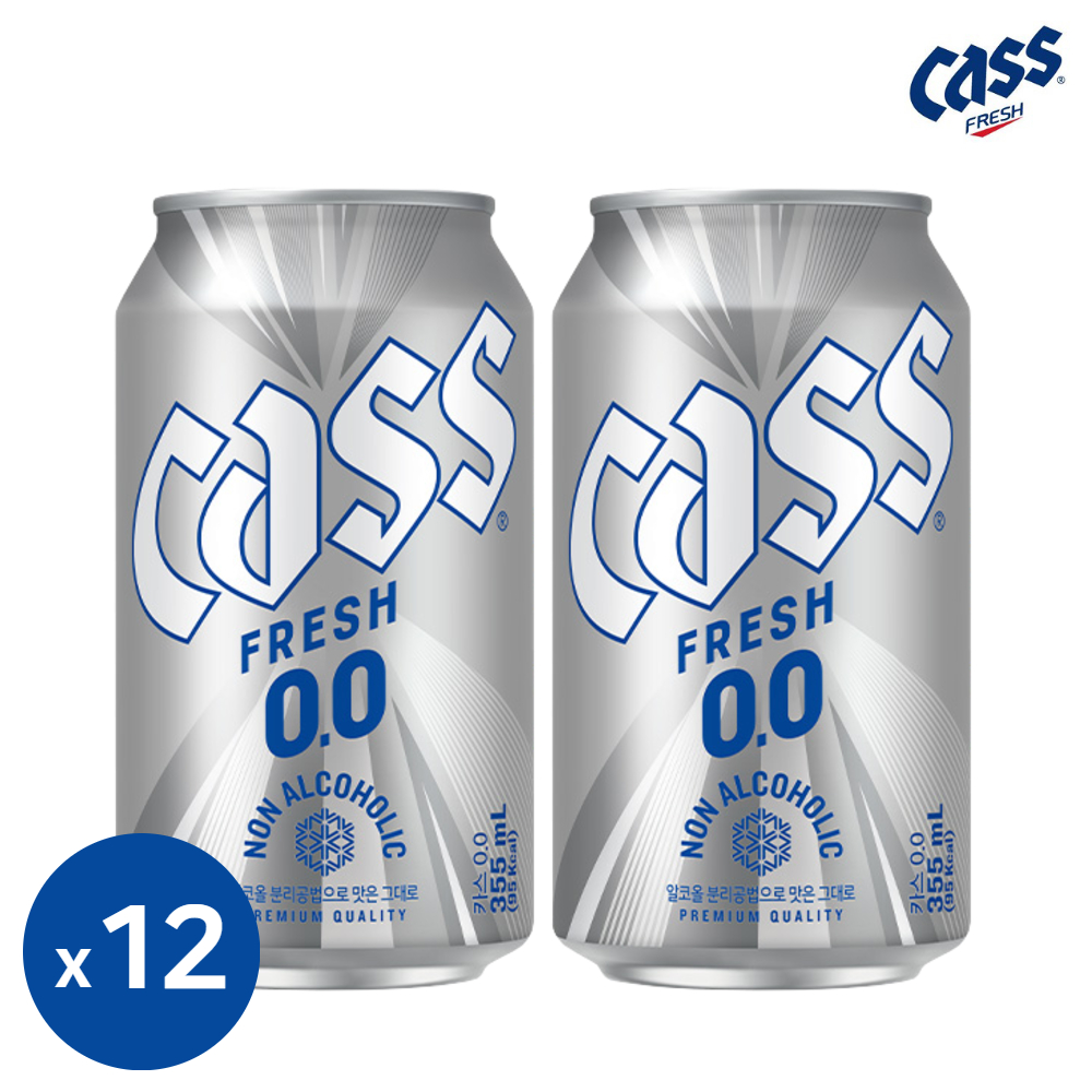 카스 제로 레몬 스퀴즈 0.0 330ml 12캔 세트 각6개씩 논알콜 무알콜 맥주맛 - 상세 이미지 2