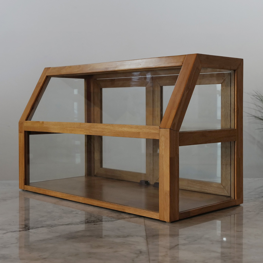 자야캠핑 오울루 베이커리 디저트 카페 1320 원목 수납장 쇼케이스 진열대 800