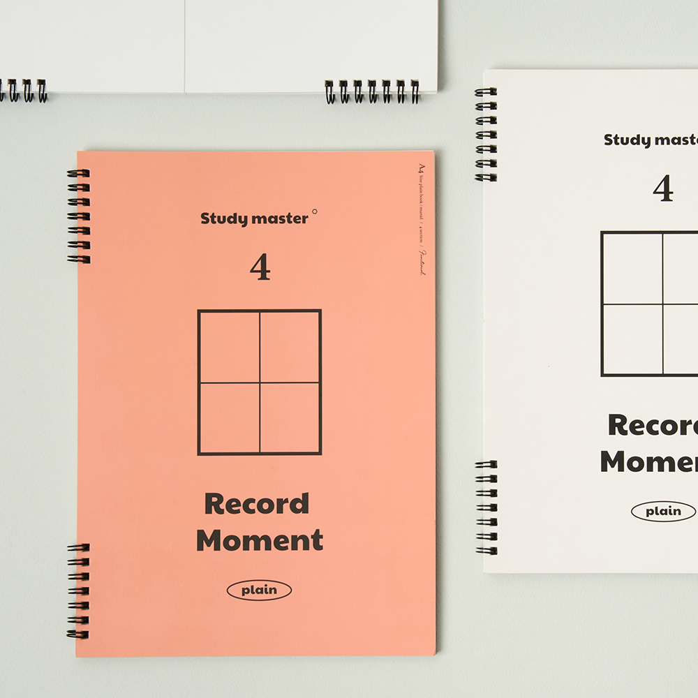 [SET] 뮤니드 스프링 A4 4분할 마스터 연습장 세트 이미지 2