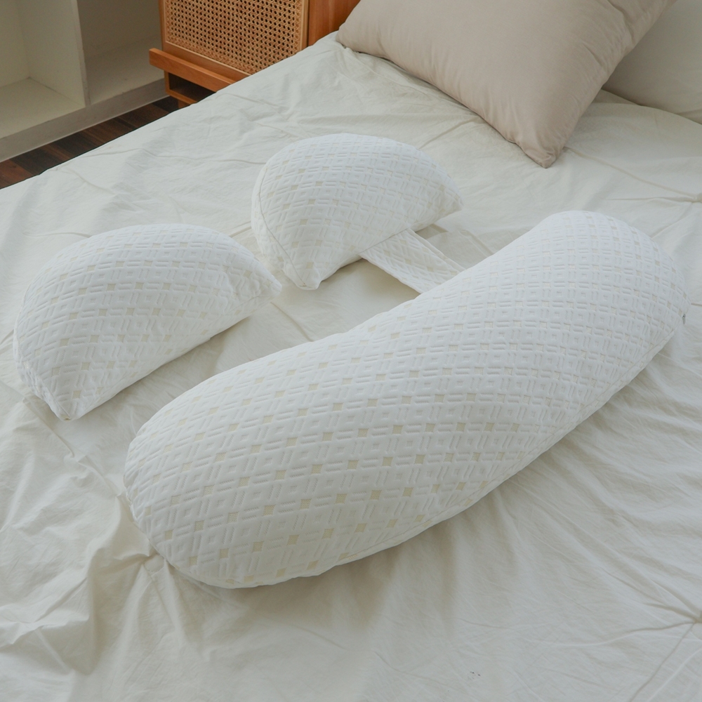 띵덕 T자형 임산부 바디필로우 베개 배받침 임신축하선물