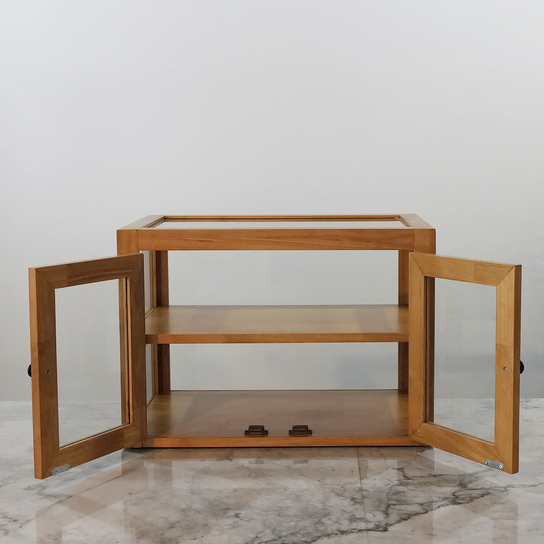 자야캠핑 오울루 베이커리 디저트 카페 1320 원목 수납장 쇼케이스 진열대 600